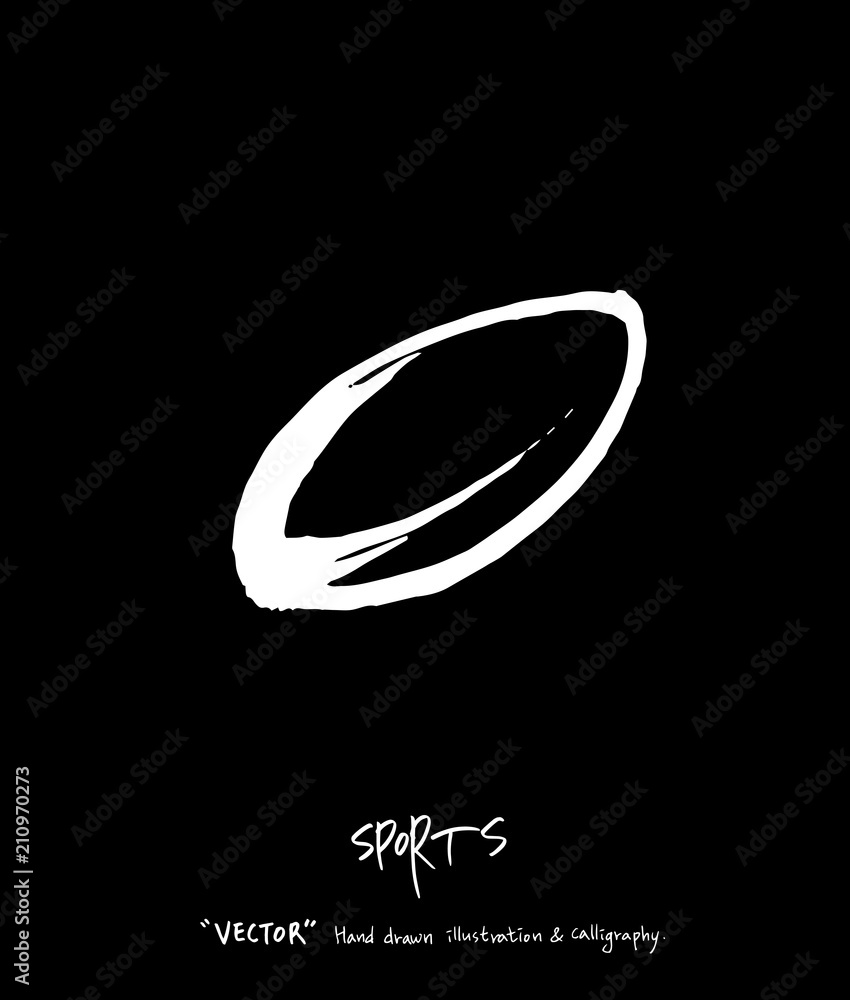 스포츠 포스터 / 손으로 그린 스포츠 그림 스포츠 포스터 / 손으로 그린 스포츠 그림