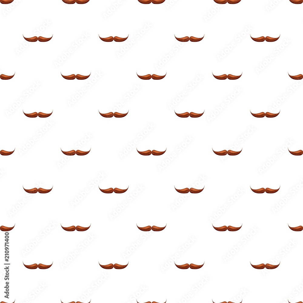 Moustache pattern seamless repeat in cartoon style vector illustration Moustache pattern seamless repeat in cartoon style vector illustration