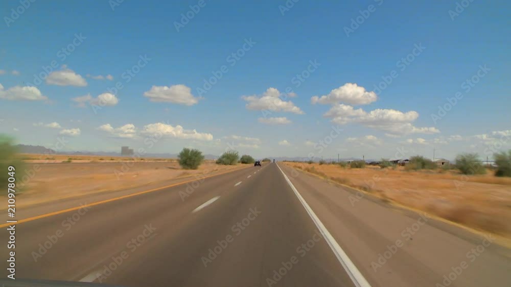 Time Lapse Driving Along Highway in Tucson Time Lapse Driving Along Highway in Tucson