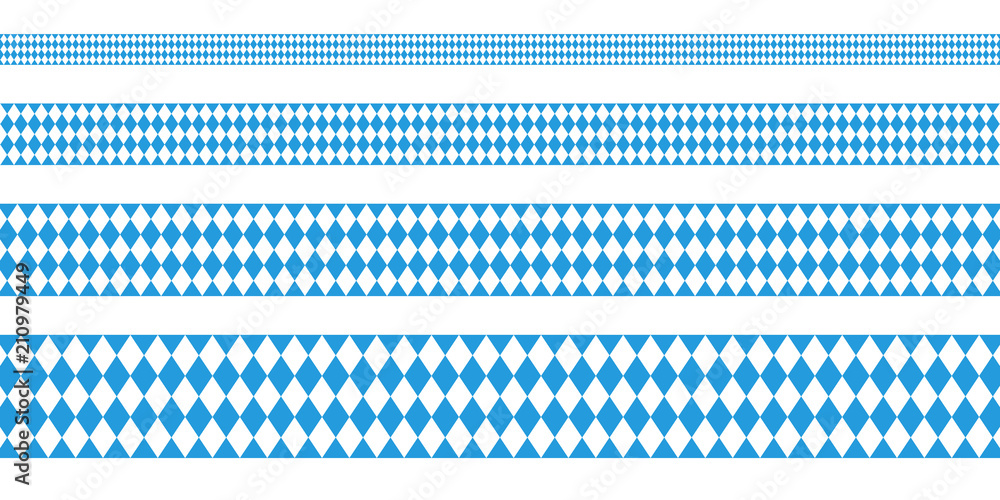 Naklejka premium Banner Octoberfest Straight Pattern