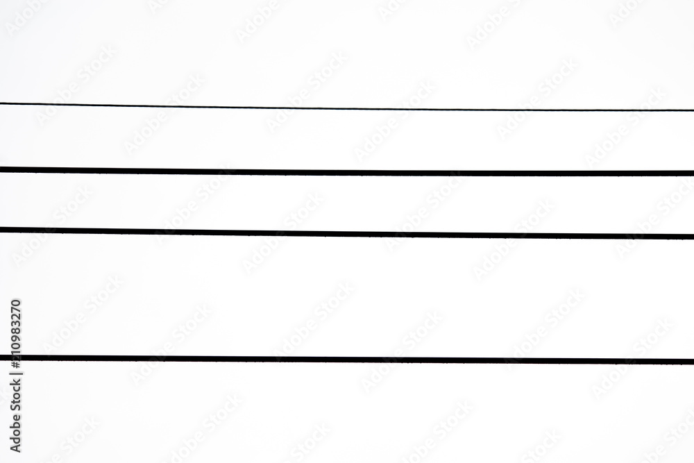 silhouette of a electric wire isolated on white background. silhouette of a electric wire isolated on white background.