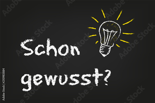 Tafel - Schon gewusst?