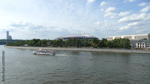 Stadium luzhniki and Moscow river