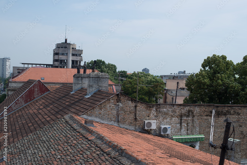 Roofs , city