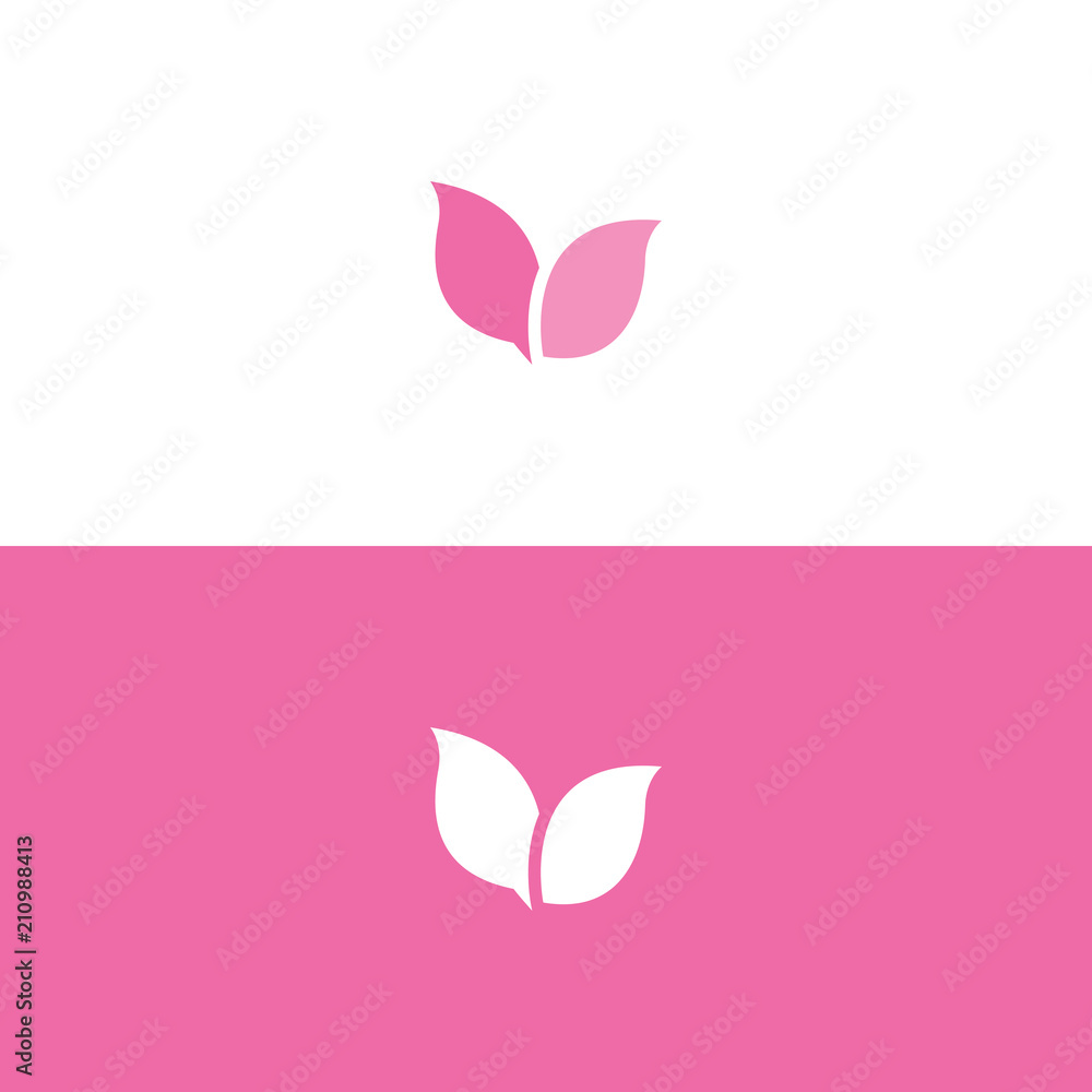 Flower logo vector design template Flower logo vector design template