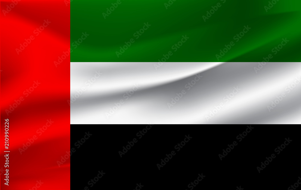 Flag of United Arab Emirates - illustration