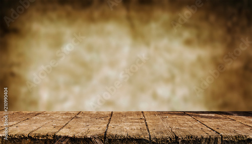 Empty table background photo