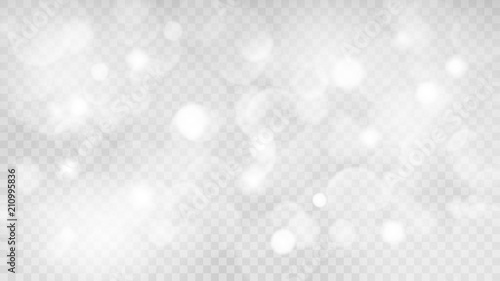 Photo Abstract transparent light background with bokeh effects in gray colors