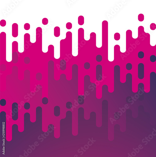 Vector Abstract Background. Irregular Rounded Lines Halftone Transition Pattern