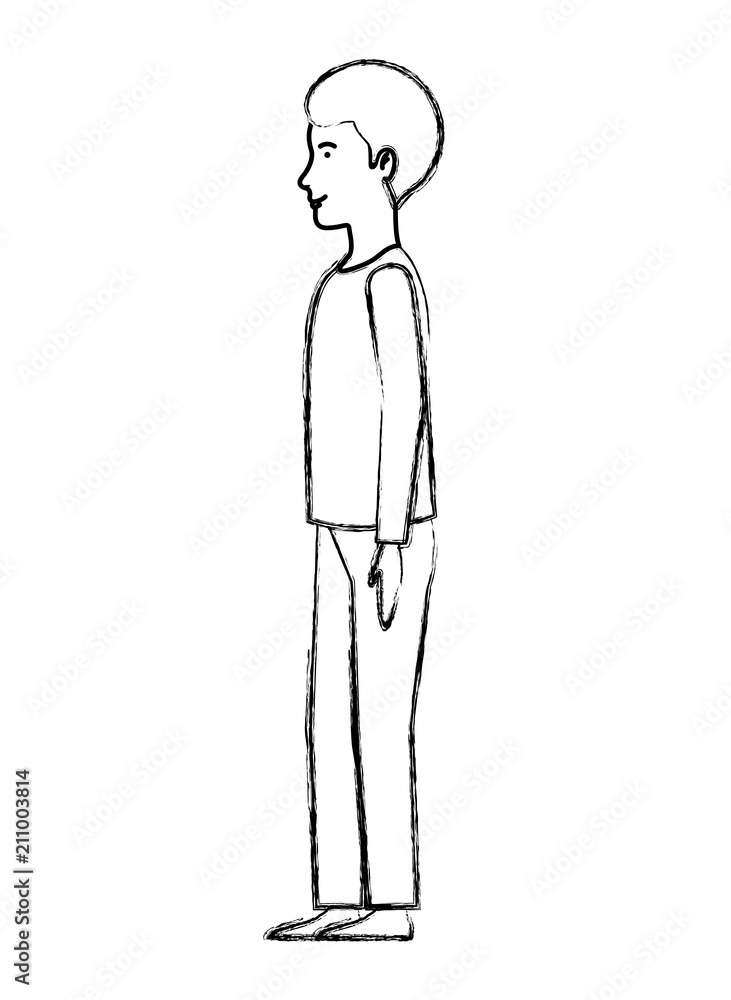 young man avatar character vector illustration design young man avatar character vector illustration design