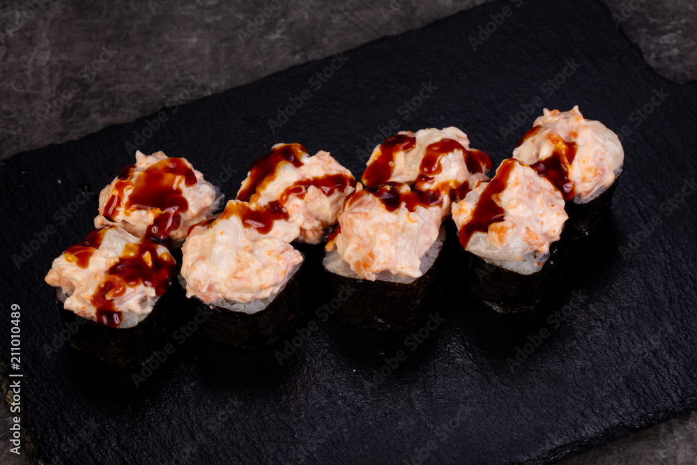 Japanese spicy sushi Japanese spicy sushi