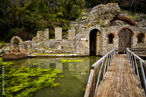 Butrint is the Albania's major archaeological centers photo