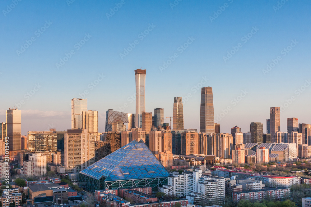 Beijing CBD skyline