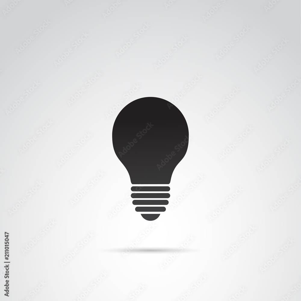 Bulb vector icon. Bulb vector icon.