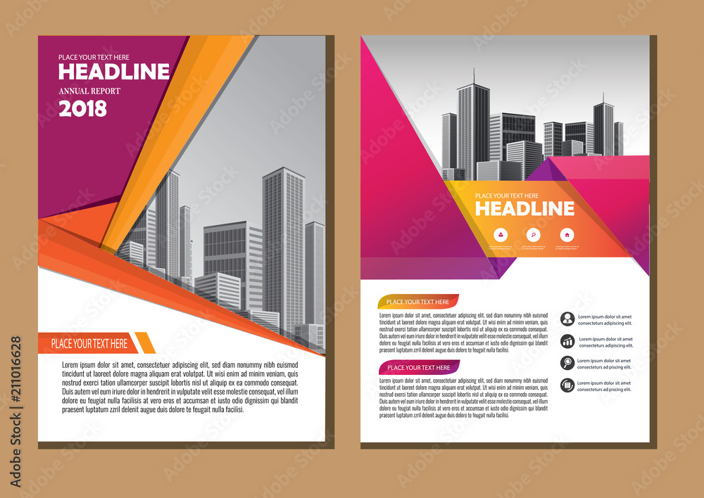 Business abstract vector template. Brochure design, cover modern layout, annual report, poster, flyer in A4 with colorful triangles, geometric shapes for tech, science, market with light background Business abstract vector template. Brochure design, cover modern layout, annual report, poster, flyer in A4 with colorful triangles, geometric shapes for tech, science, market with light background