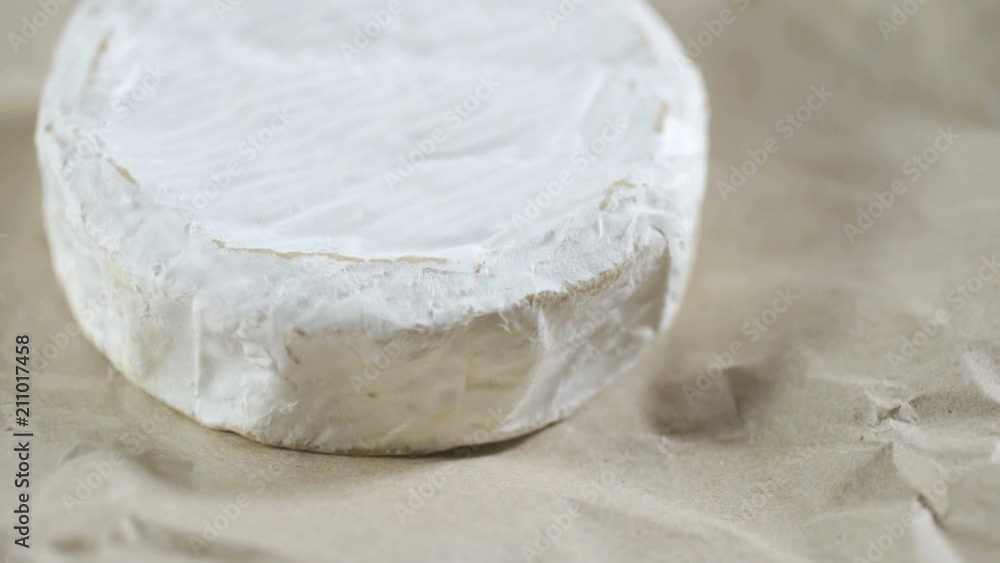 Camembert cheese of Normandy, rotation Camembert cheese of Normandy, rotation