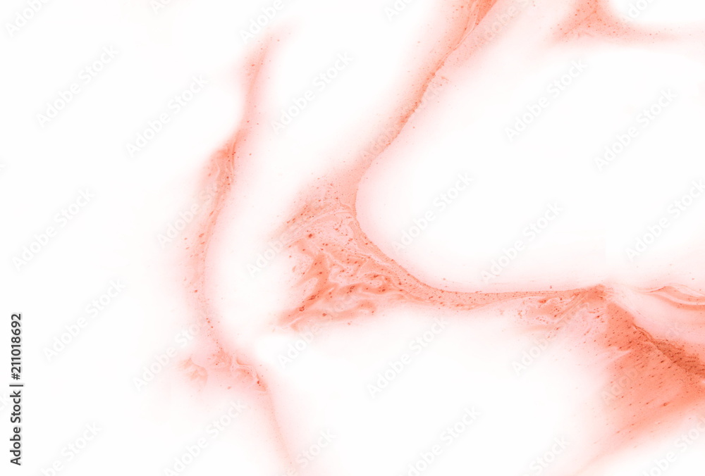 Fototapeta premium Abstract magical blurred background with different shades of red color and with the texture of the artificial marble stone