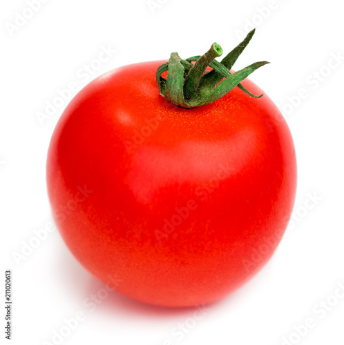 Tomato isolated on white background. With clipping path photo