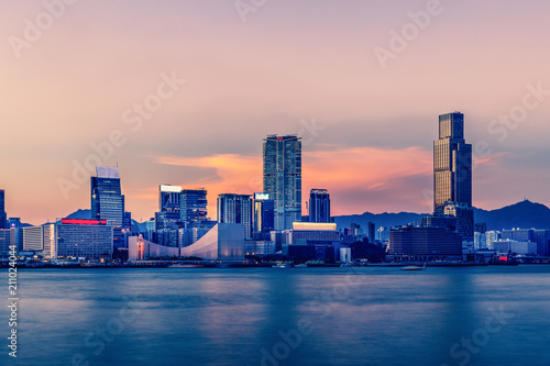 Hong Kong city view at twilight © Earnest Tse