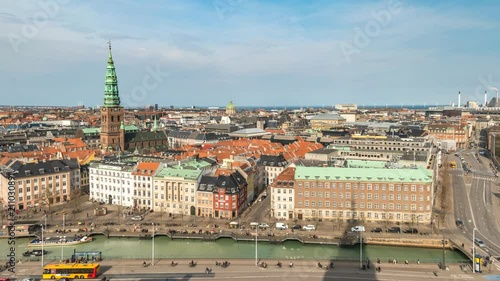 Wallpaper Mural Copenhagen aerial view city skyline timelapse, Copenhagen Denmark 4K Time Lapse Torontodigital.ca