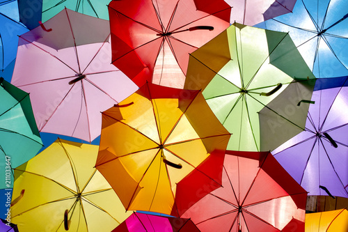 Colorful Umbrellas photo
