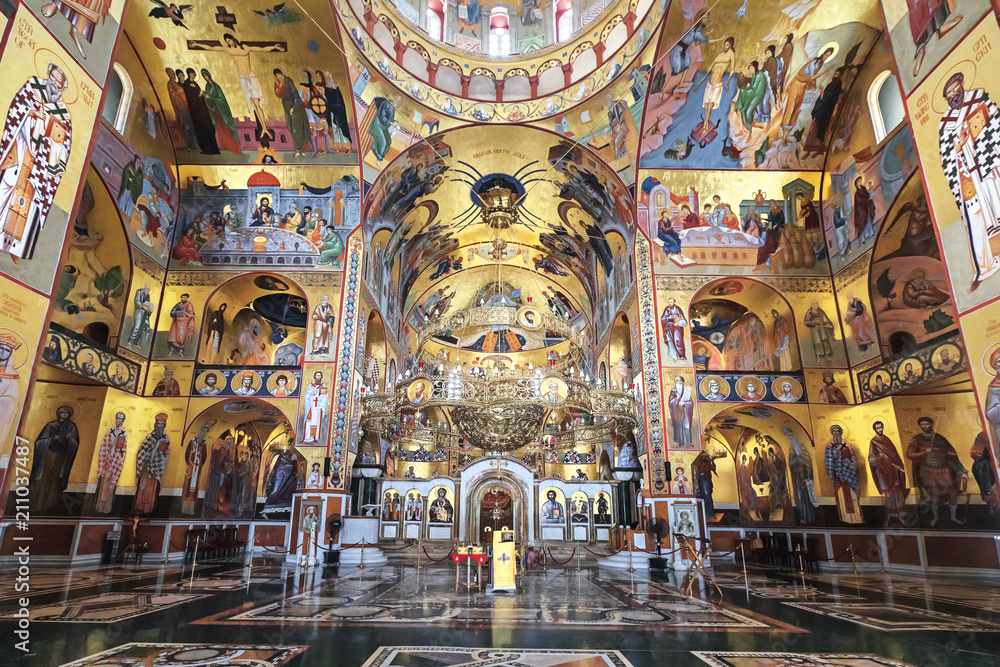 Fototapeta premium Cathedral of the Resurrection in Podgorica.