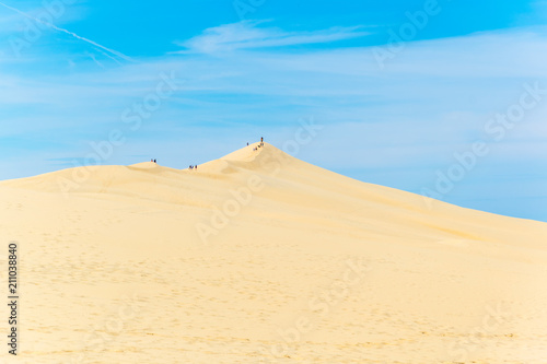 Fototapeta Naklejka Na Ścianę i Meble -  Dune du Pilat, the biggest sand dune in Europe, France