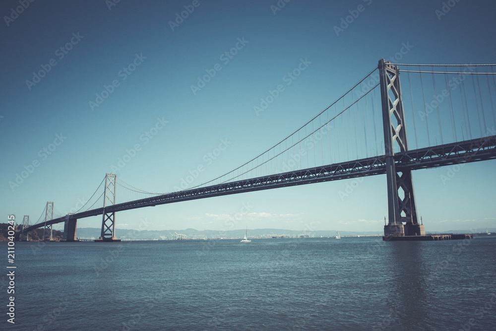 Oakland Bay Bridge San Francisco, California, USA.