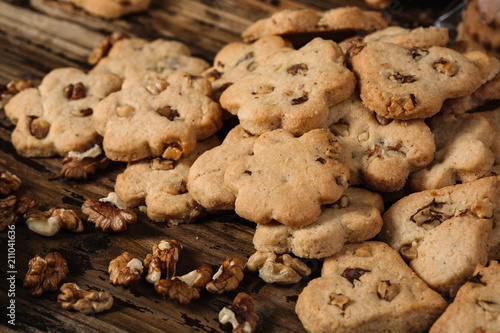 Homemade nuts cookies