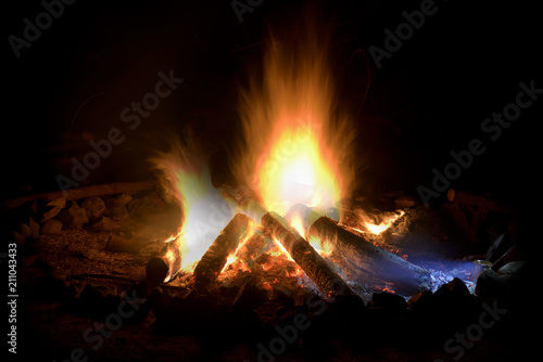 amazing campfire and relaxing effect