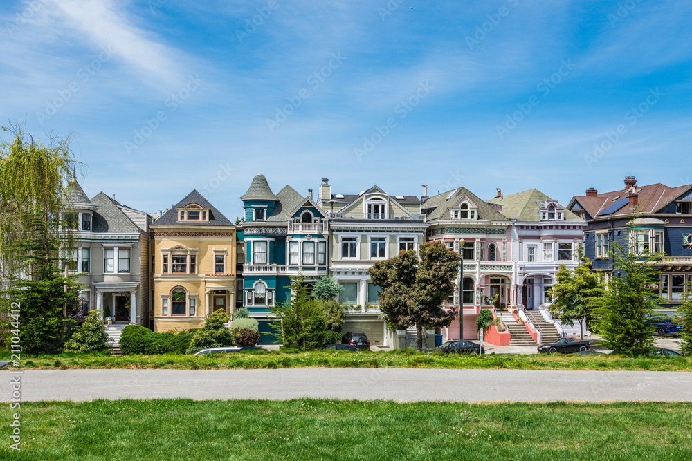 Painted Ladies of San Francisco, California, USA. Painted Ladies of San Francisco, California, USA.