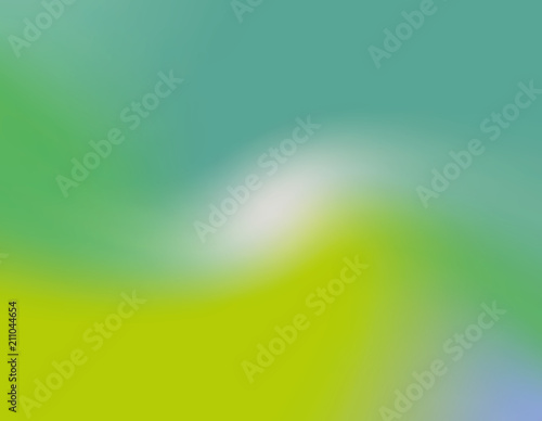 Green gradient background. Vector illustration. Bright pattern with a smooth flow of shades of green color 