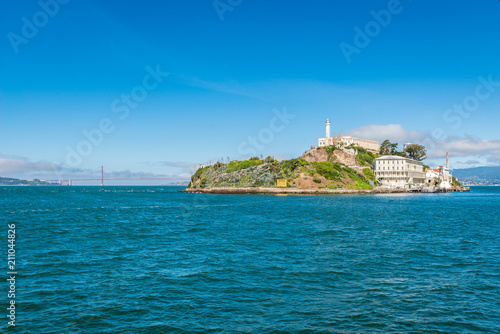 Alcatraz Island in San Francisco, California, USA.