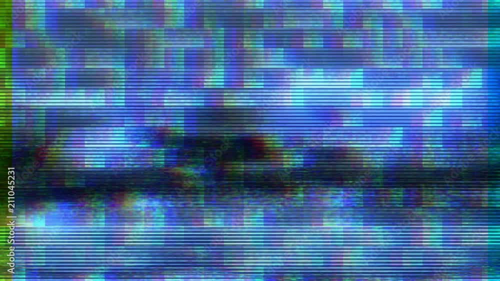 Futuristic device screen malfunction (Loop). Futuristic device screen malfunction (Loop).