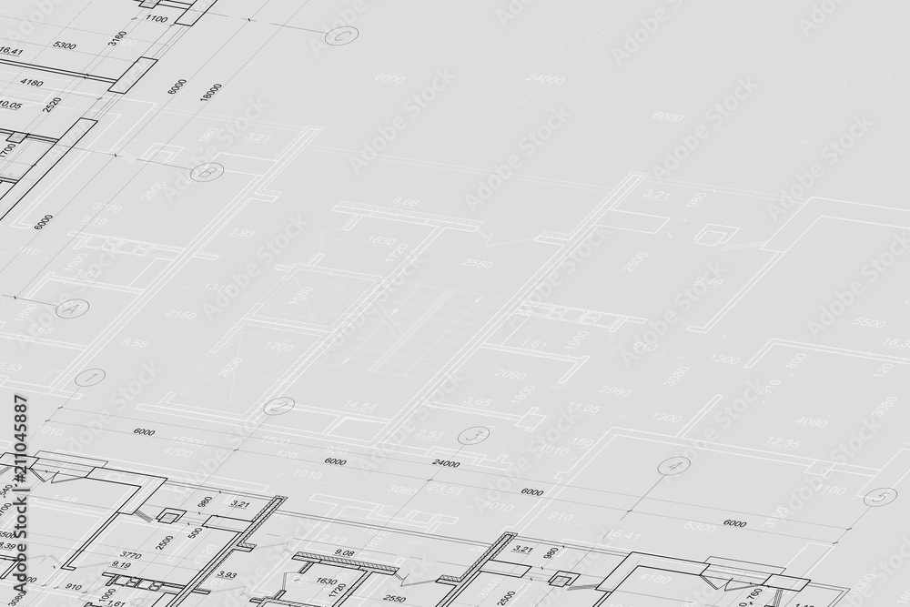 Background of architectural technical drawing Background of architectural technical drawing
