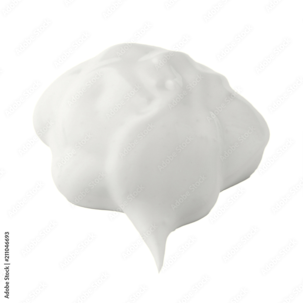 Mayonnaise splash or foam Mayonnaise splash or foam