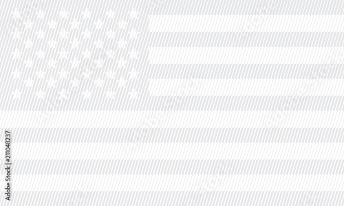 american flag stripes concept with gray color