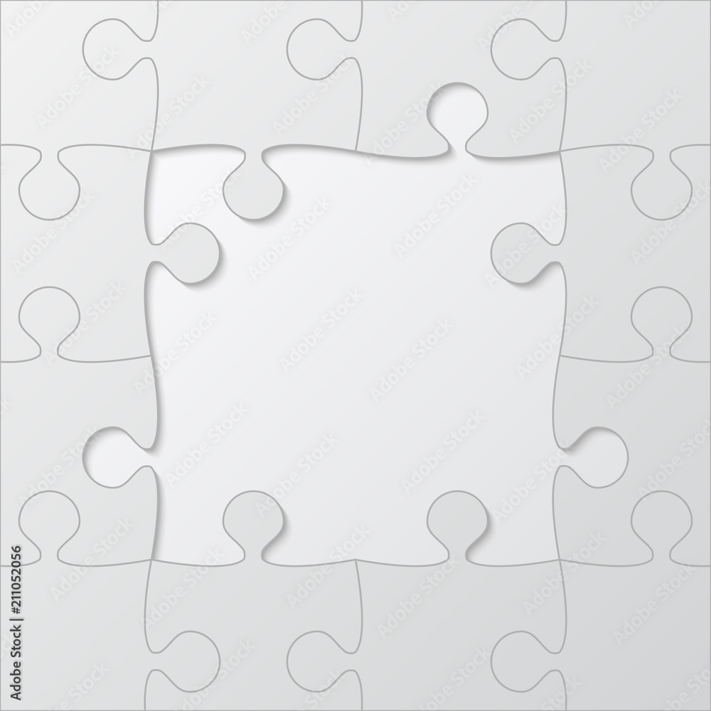 Grey Frame Background Puzzle. Puzzle Frame. Grey Frame Background Puzzle. Puzzle Frame.