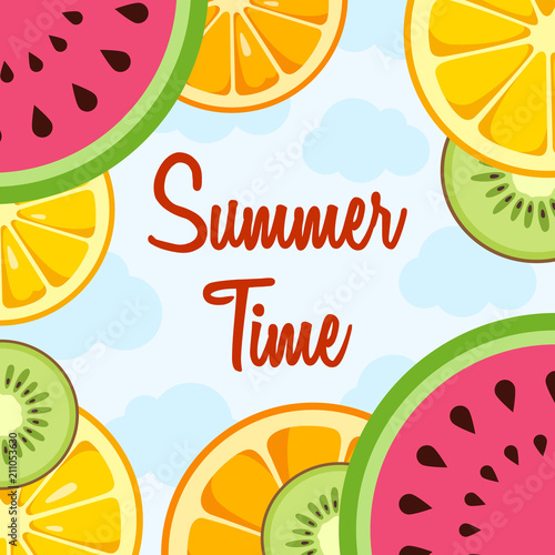 Summer Time background.