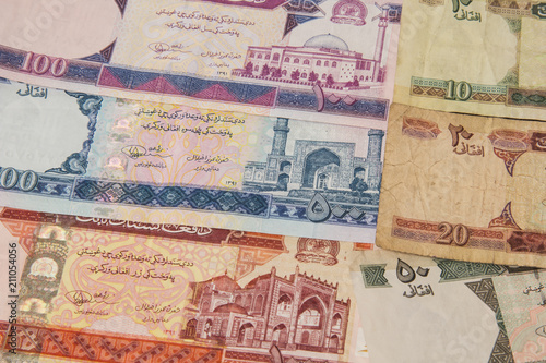 money Afghanistan background