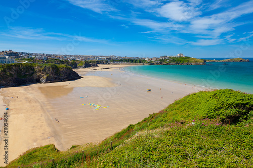 Tolcarne Beach Newquay Cornwall England photo