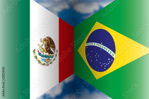 Mexico VS Brazil, Russia 2018, eighths of final