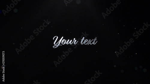 Metallic Text Reveal