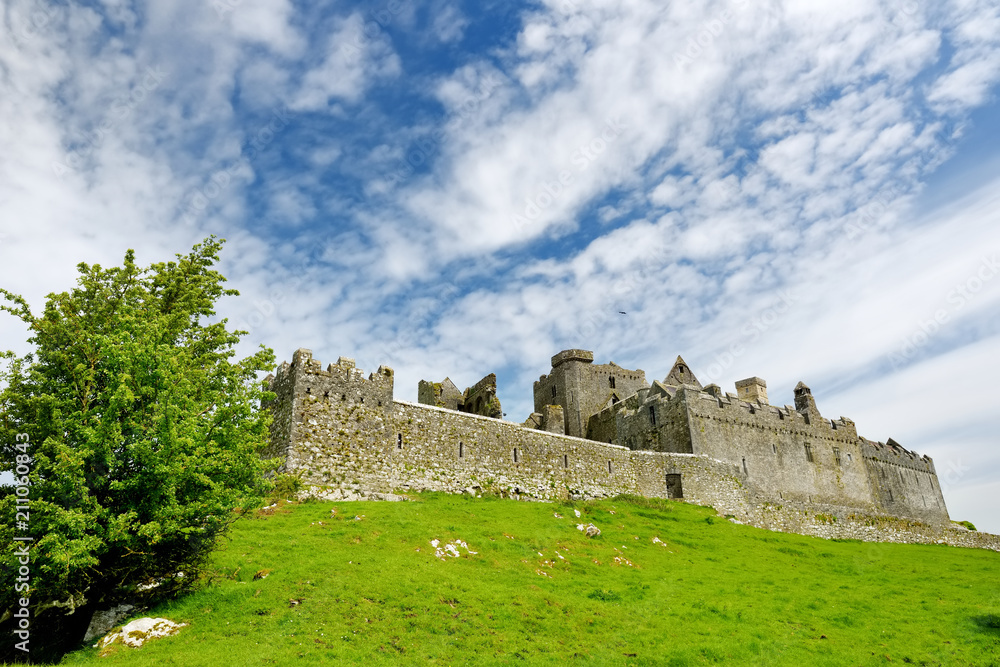 The Rock of Cashel, a historic site located at Cashel, County Tipperary, Ireland