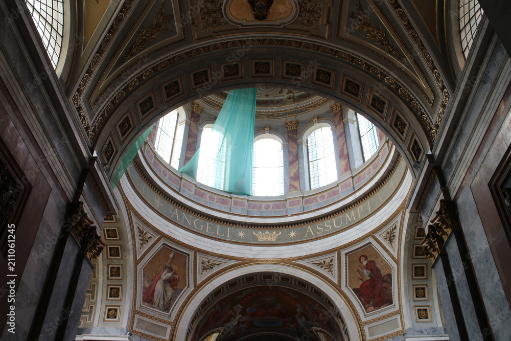 Interior of Esztergom Basilica, Esztergom, Hungary