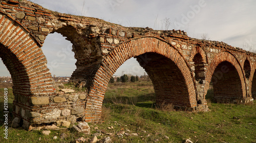 Skopje Aqueduct in Skopje, Macedonia.