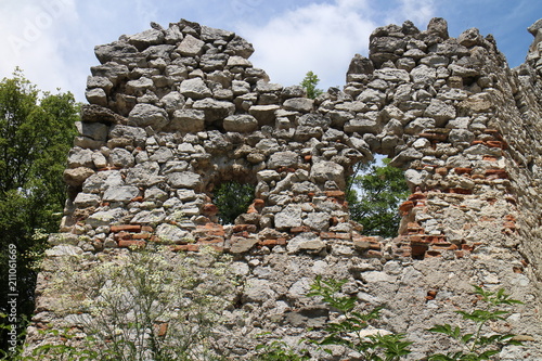 Ruins of Tematin castle, western Slovakia  photo