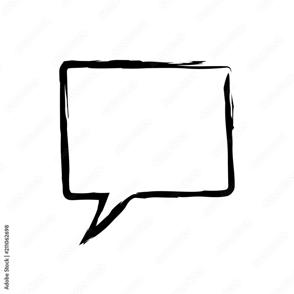 Naklejka premium Speech bubbles icon flat icon. Single high quality outline symbol of info for web design or mobile app. Thin line signs of chat for design logo, visit card, etc. Outline logo of message