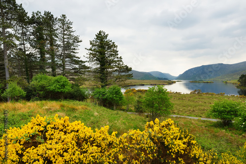 Beautiful landscape of Glenveagh National Park, the second largest national park in Ireland photo