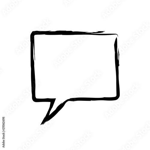 Speech bubbles icon flat icon. Single high quality outline symbol of info for web design or mobile app. Thin line signs of chat for design logo, visit card, etc. Outline logo of message